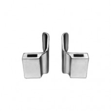 DeBakey Lateral Blades Pair Fig. 3 Stainless Steel, Blade Size 50 x 50 mm DeBakey Lateral Blades Pair Fig. 3 Stainless Steel, Blade Size 50 x 50 mm